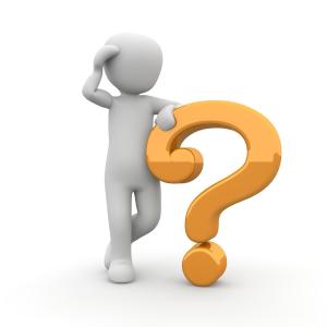 Personaje formulando preguntas
