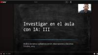 Investigar en el aula con IA (Nivel III)